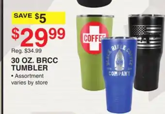 Dunham's Sports 30 OZ. BRCC TUMBLER offer