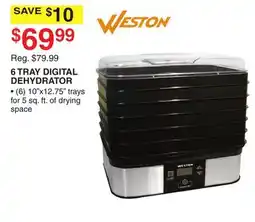 Dunham's Sports 6 TRAY DIGITAL DEHYDRATOR offer
