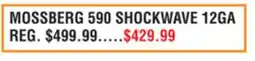 Dunham's Sports MOSSBERG 590 SHOCKWAVE 12GA offer