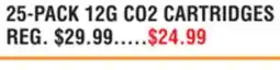 Dunham's Sports 25-PACK 12G CO2 CARTRIDGES offer