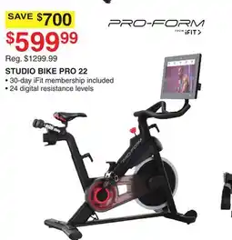 Dunham's Sports STUDIO BIKE PRO 22 offer