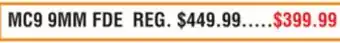 Dunham's Sports MC9 9MM FDE offer