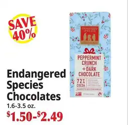 Ocean State Job Lot Endangered Species Chocolates offer