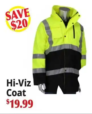 Ocean State Job Lot Hi-Viz Coat offer