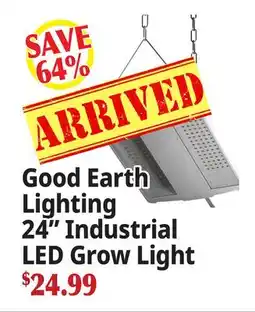 Ocean State Job Lot Good Earth Lighting 24 Industrial LED Grow Light offer