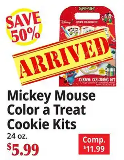 Ocean State Job Lot Mickey Mouse Color a Treat Cookie Kits offer