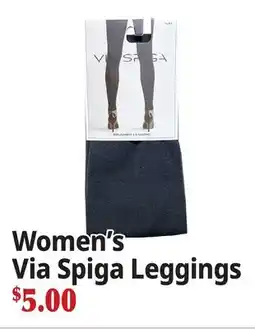 Ocean State Job Lot Women's Via Spiga Leggings offer