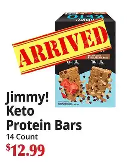 Ocean State Job Lot Jimmy! Keto Protein Bars offer