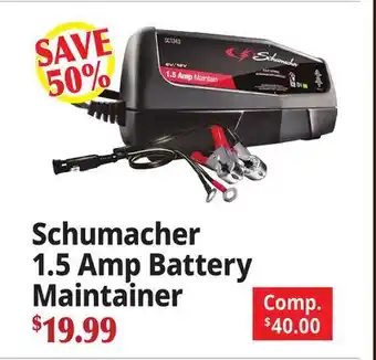 Ocean State Job Lot 1.5 Amp Battery Maintainer offer