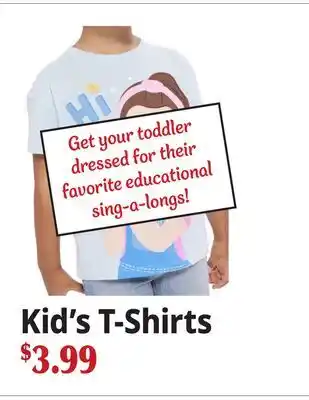 Ocean State Job Lot Kid's T-Shirts offer