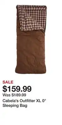 Cabela's Cabela's Outfitter XL 0° Sleeping Bag offer