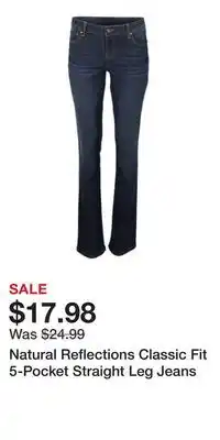 Cabela's Natural Reflections Classic Fit 5-Pocket Straight Leg Jeans offer