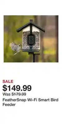 Cabela's FeatherSnap Wi-Fi Smart Bird Feeder offer