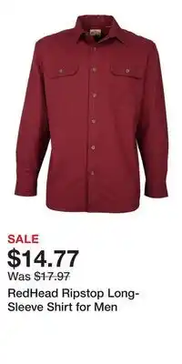Cabela's RedHead Ripstop Long-Sleeve Shirt for Men offer