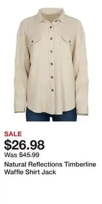 Cabela's Natural Reflections Timberline Waffle Shirt Jack offer