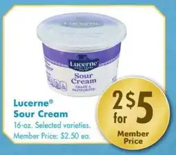 Safeway Lucerne Sour Cream offer