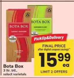 Safeway Bota Box offer