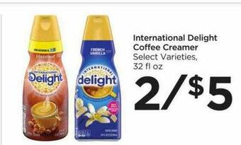 Foods Co International Delight Coffee Creamer offer
