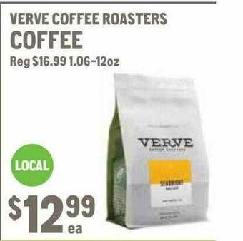 New Seasons Market Verve Coffee Roasters Coffee offer