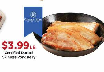 Fareway Certified Duroc! Skinless Pork Belly offer