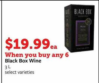Fareway Black Box Wine offer