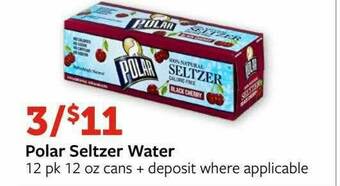 Fareway Polar Seltzer Water offer