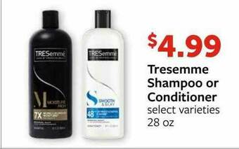 Fareway Tresemme Shampoo Or Conditioner offer