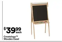 Michaels Creatology Wooden easel offer