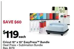 Michaels Cricut 12 x 10 easyPress Bundle offer
