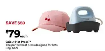 Michaels Cricut Hat Press The perfect heat press designed for hats offer