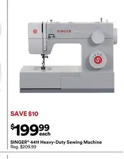 Michaels SINGer 4411 Heavy-Duty Sewing machine offer