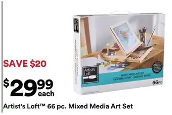 Michaels Artist's Loft 66 pc. mixed media Art Set offer