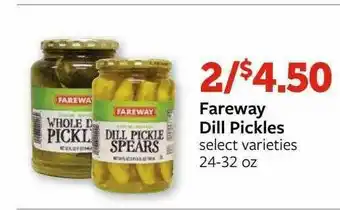 Fareway Fareway Dill Pickles Select Varieties offer