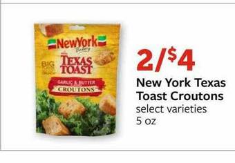 Fareway New York Texas Toast Croutons Select Varieties offer