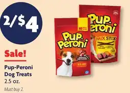 Family Dollar Pup-Peroni Dog Treats offer