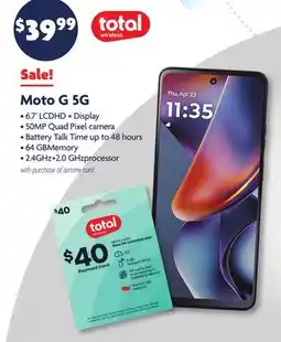 Family Dollar Moto G 5G offer