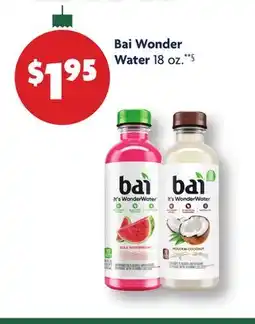 Family Dollar Bai Wonder Water offer