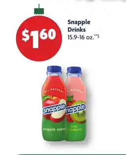 Family Dollar Snapple Drinks offer