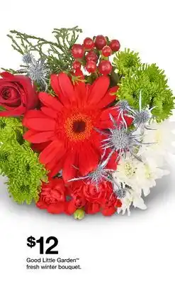 Target Good Little Garden fresh winter bouquet offer
