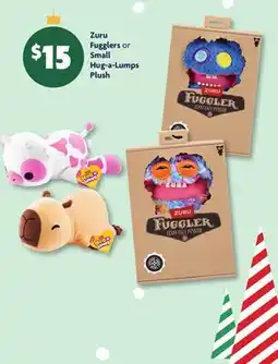 Family Dollar Zuru Fugglers or Small Hug-a-Lumps Plush offer