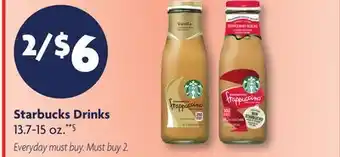 Family Dollar Starbucks Drinks offer