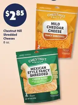 Family Dollar Chestnut Hill Shredded Cheeses offer