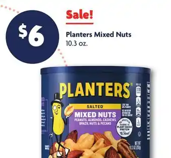 Family Dollar Planters Mixed Nuts offer