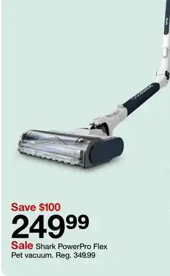Target Shark PowerPro Flex Pet vacuum offer