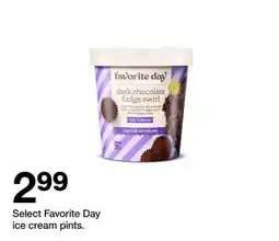 Target Select Favorite Day ice cream pints offer