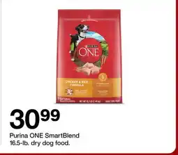 Target Purina ONE SmartBlend 16.5-lb. dry dog food offer