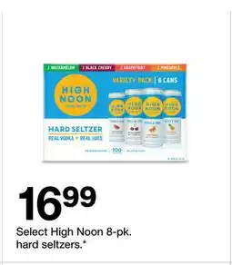 Target High Noon 8-pk. hard seltzers offer