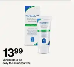 Target Vanicream 3-oz. daily facial moisturizer offer