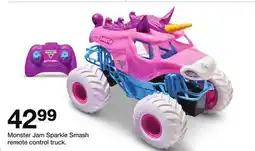 Target Monster Jame Sparkle Smash remote control truck offer
