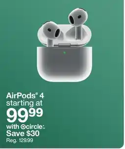 Target AirPods 4 offer